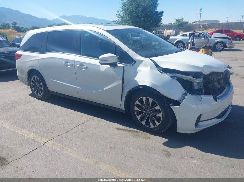 Vin: 5fnrl6h75nb064918, lot: 45760127, honda odyssey ex-l 2022 img_1