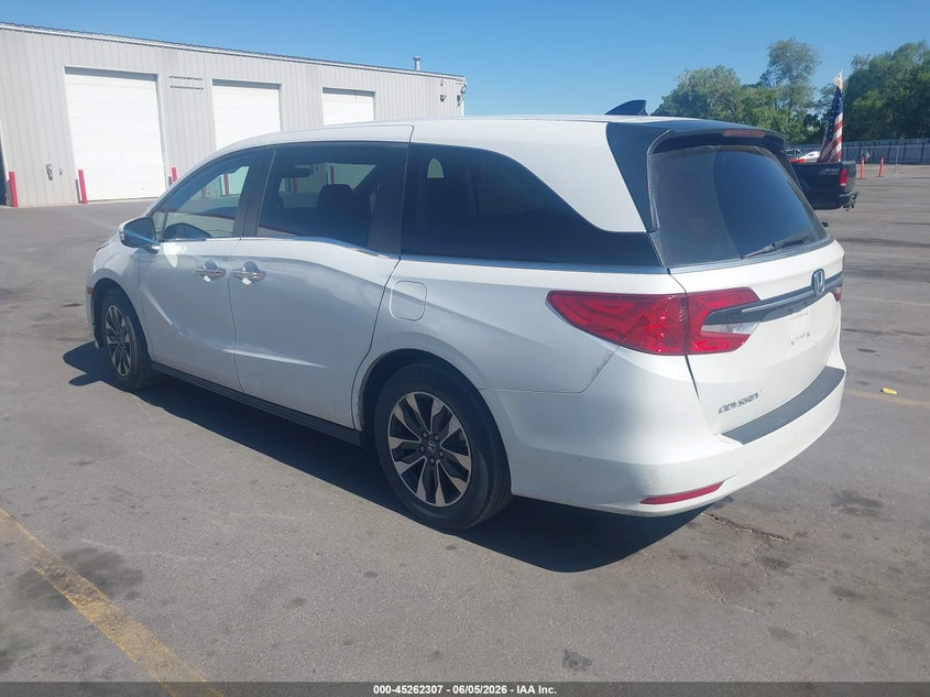 Vin: 5fnrl6h75nb064918, lot: 45760127, honda odyssey ex-l 20223