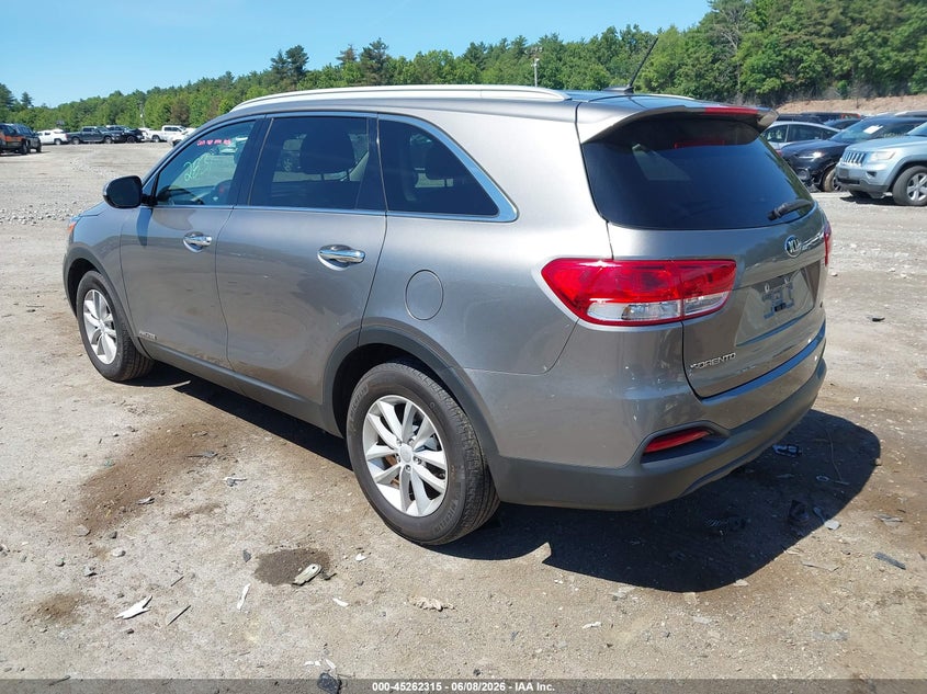 Vin: 5xypgda55hg228142, lot: 45760135, kia sorento 3.3l lx 20173