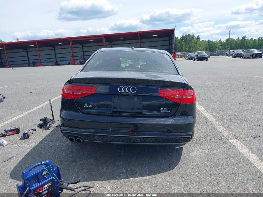 2016 Audi A4 2.0T Premium VIN: WAUBFAFLXGN014268 Lot: 45262316