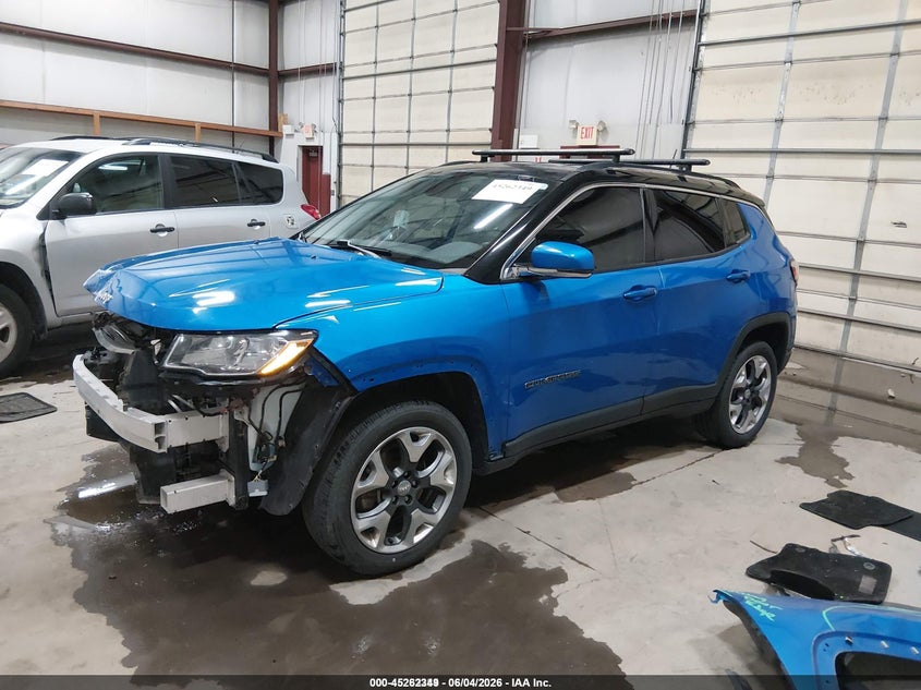 Vin: 3c4njdcb0jt146698, lot: 45760169, jeep compass limited 4x4 20182