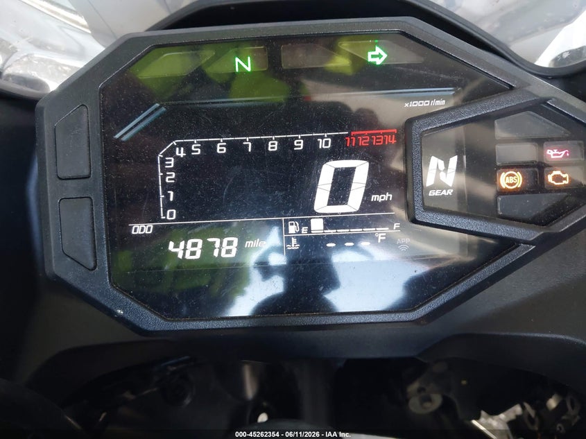 2025 Kawasaki Ex500 VIN: ML5EXGG16SDA71432 Lot: 45262354