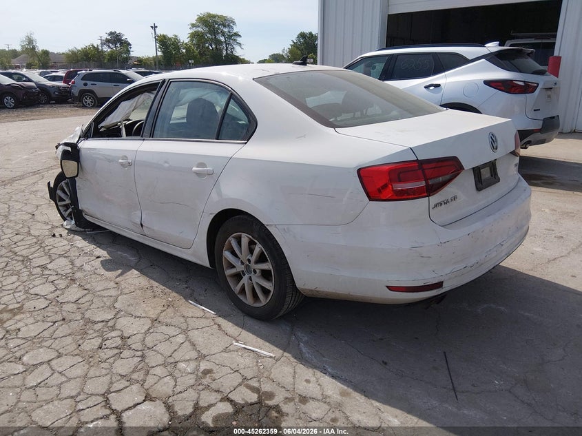 Vin: 3vwd17aj1fm316864, lot: 45760179, volkswagen jetta 1.8t se 20153