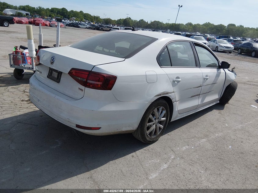 Vin: 3vwd17aj1fm316864, lot: 45760179, volkswagen jetta 1.8t se 20154