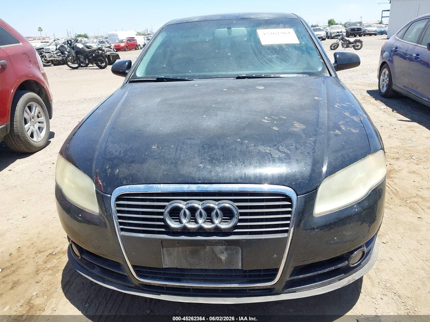 2006 Audi A4 2.0T VIN: WAUAF78E56A202229 Lot: 45262364