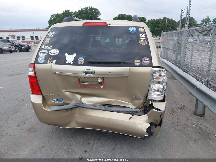 2008 Kia Sedona Lx VIN: KNDMB233286255335 Lot: 45262375