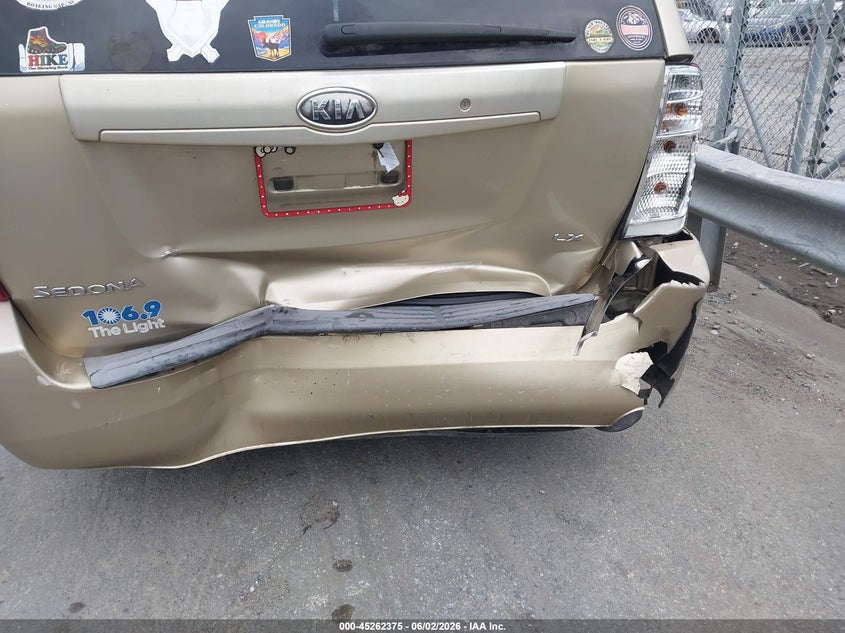 2008 Kia Sedona Lx VIN: KNDMB233286255335 Lot: 45262375