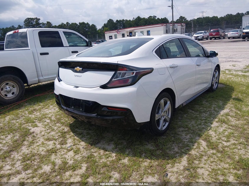 Vin: 1g1ra6s5xju130256, lot: 45760209, chevrolet volt lt 20184