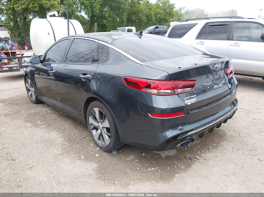 Vin: 5xxgt4l37kg376649, lot: 45760232, kia optima s 20193