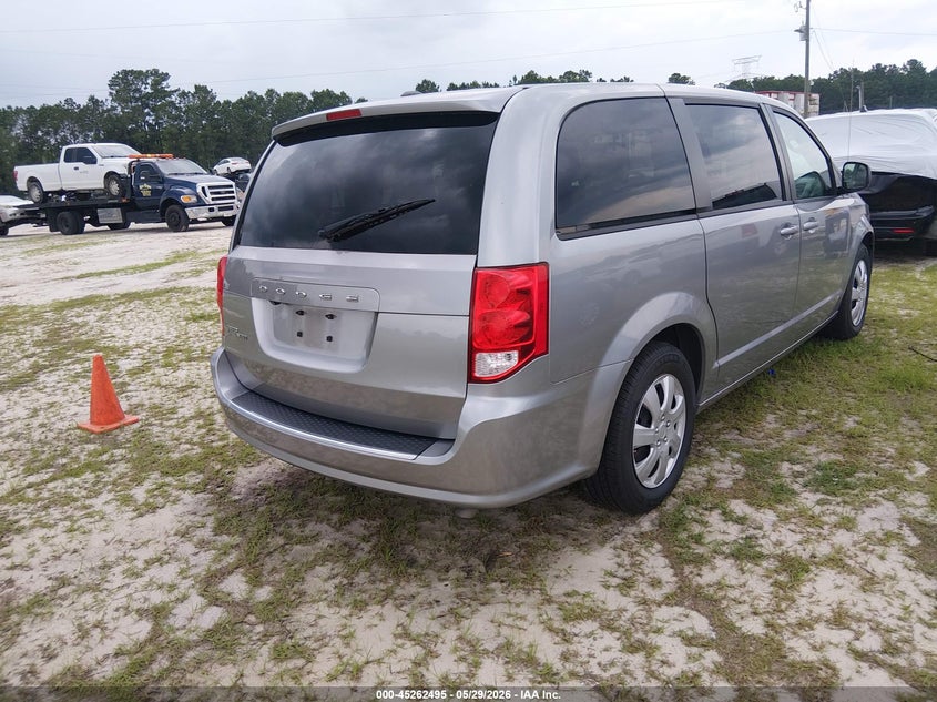Vin: 2c4rdgbg2jr288643, lot: 45760315, dodge grand caravan se 20184