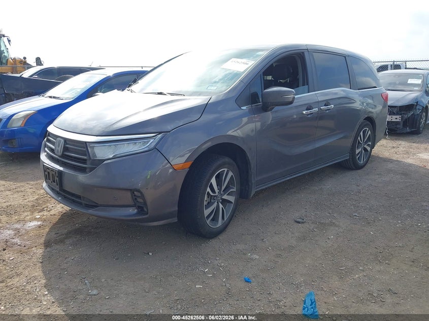 Vin: 5fnrl6h84rb021332, lot: 45760326, honda odyssey touring 20242
