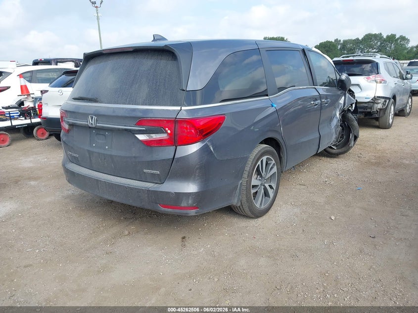 Vin: 5fnrl6h84rb021332, lot: 45760326, honda odyssey touring 20244