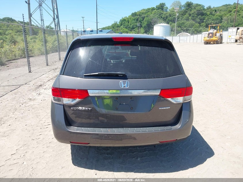 2016 Honda Odyssey Se VIN: 5FNRL5H39GB122409 Lot: 45262521