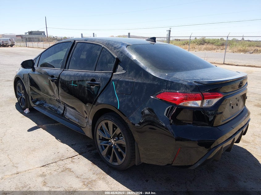 Vin: 5yfs4mce0sp241318, lot: 45760343, toyota corolla se 20253