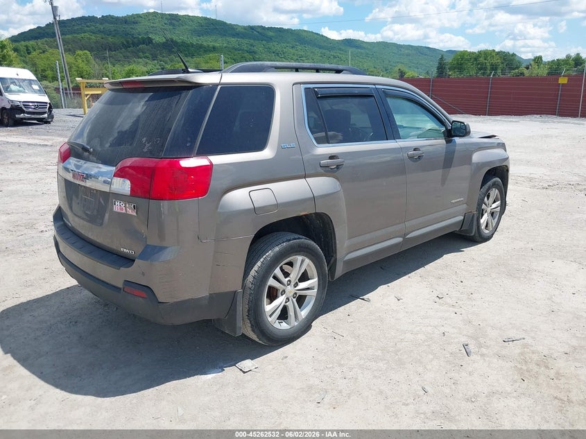 2012 Gmc Terrain 2.4 Sle-2 brown Lot 111045262532 Vin 2GKFLTEK8C6348318