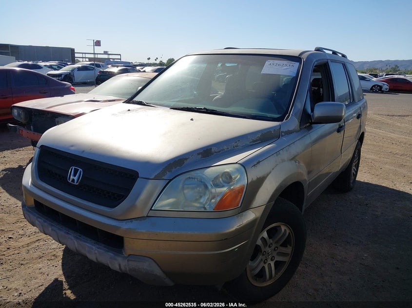 2HKYF18685H526659 2005 Honda Pilot Ex-L photo 1