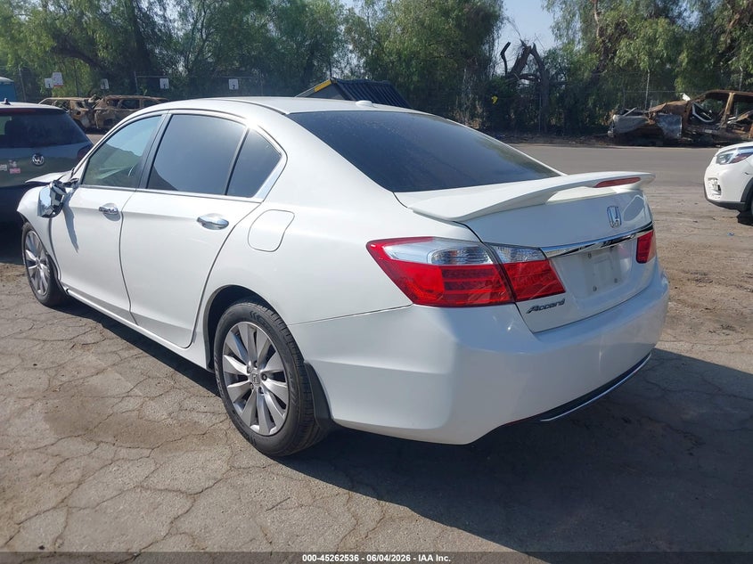 Vin: 1hgcr2f83ea080828, lot: 45760356, honda accord ex-l 20143