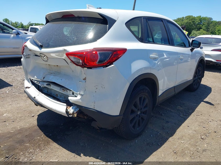 Vin: jm3ke4by4f0524451, lot: 45760360, mazda cx-5 sport 20154