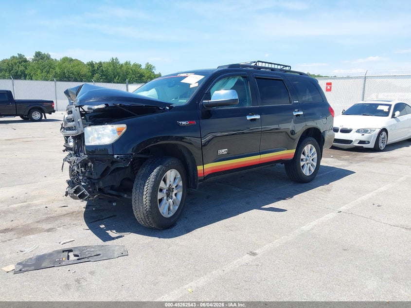 Vin: 5tddw5g16ds092133, lot: 45760363, toyota sequoia platinum 5.7l v8 20132