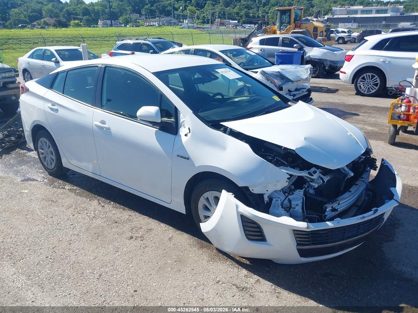 Vin: jtdkamfu4m3149037, lot: 45760365, toyota prius le 2021 img_1