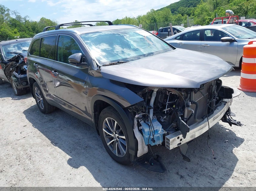 Vin: 5tdjgrfh3ks060789, lot: 45760366, toyota highlander hybrid xle 2019 img_1