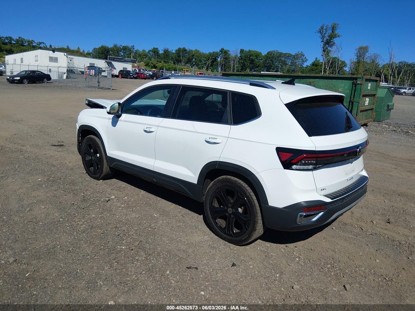 Vin: xxxxxxxxxxxxx4129, lot: 45760393, volkswagen taos 20253
