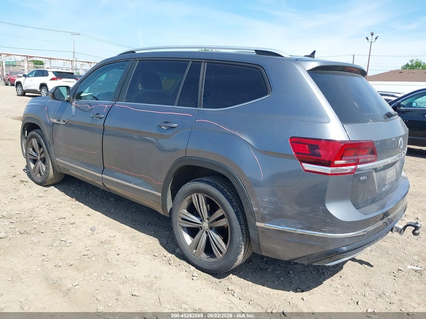 Vin: 1v2rr2ca5jc590806, lot: 45760409, volkswagen atlas 3.6l v6 sel 20183
