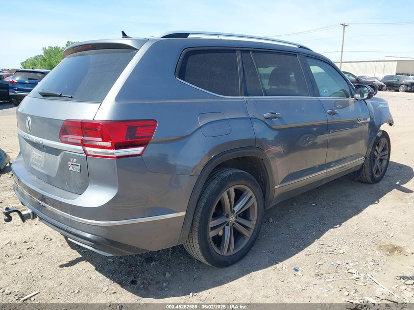 Vin: 1v2rr2ca5jc590806, lot: 45760409, volkswagen atlas 3.6l v6 sel 20184