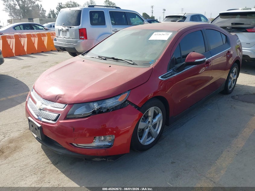Vin: 1g1rc6e49fu131077, lot: 45760493, chevrolet volt 20152