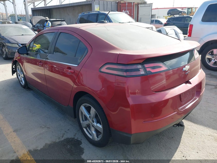 Vin: 1g1rc6e49fu131077, lot: 45760493, chevrolet volt 20153