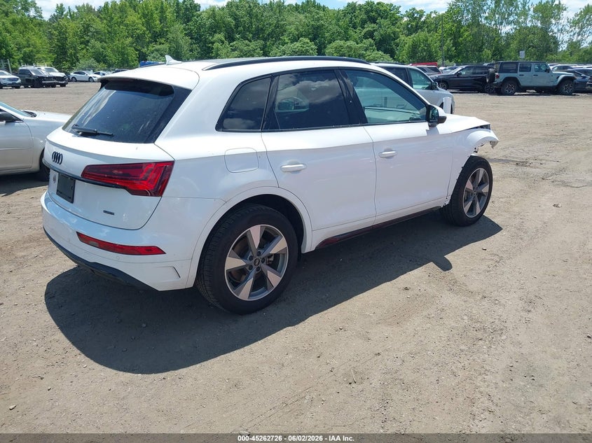 Vin: wa1abafy1s2011642, lot: 45760546, audi q5 premium 40 tfsi quattro s tronic 20254