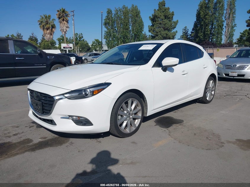 Vin: 3mzbn1m34hm127991, lot: 45760575, mazda mazda3 grand touring 20172