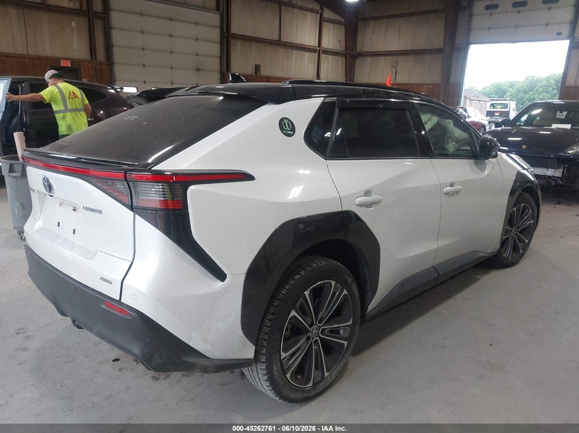Vin: jtmabacaxpa035142, lot: 45760581, toyota bz4x limited 20234