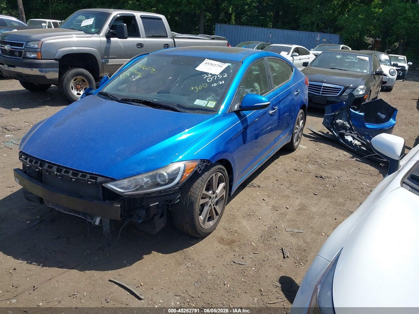 VIN 5NPD84LF4HH000647 2017 HYUNDAI ELANTRA LIMITED