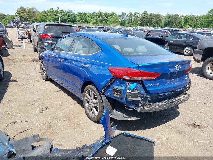VIN 5NPD84LF4HH000647 2017 HYUNDAI ELANTRA LIMITED
