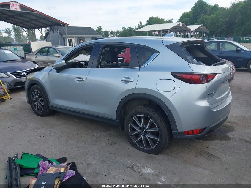 Vin: jm3kfadm8j1421459, lot: 45760668, mazda cx-5 grand touring 20183