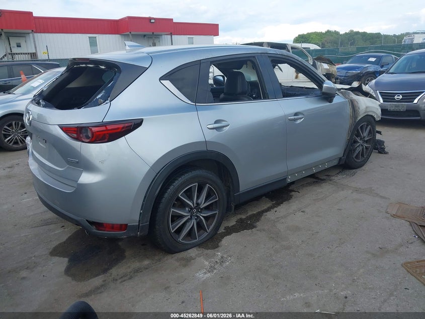 Vin: jm3kfadm8j1421459, lot: 45760668, mazda cx-5 grand touring 20184
