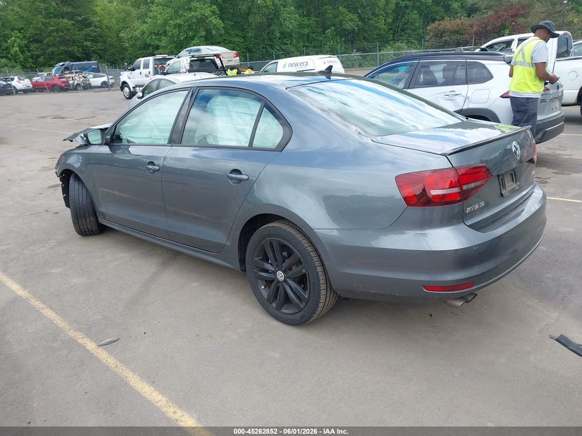 Vin: 3vwd17aj2jm242606, lot: 45760672, volkswagen jetta 1.8t se sport 20183