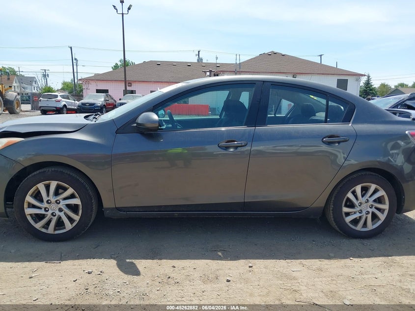 2012 Mazda 3 2.0 I Touring grey Lot 111045262882 Vin JM1BL1V81C1648952