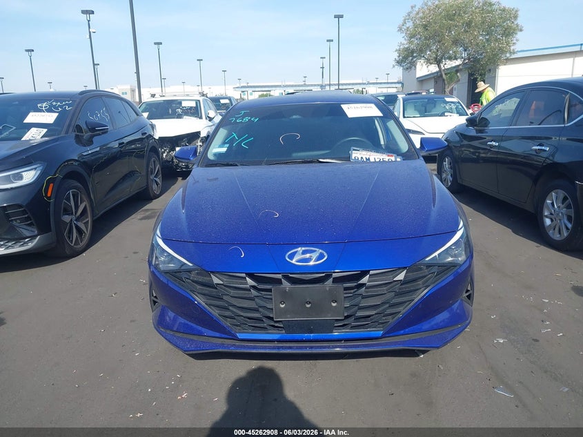 2022 Hyundai Elantra Sel VIN: KMHLS4AG4NU322727 Lot: 45262908