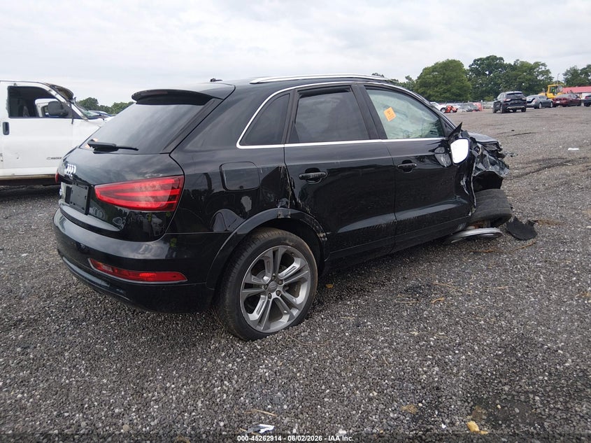 Vin: wa1bfcfs2fr005992, lot: 45760734, audi q3 2.0t premium plus 20154