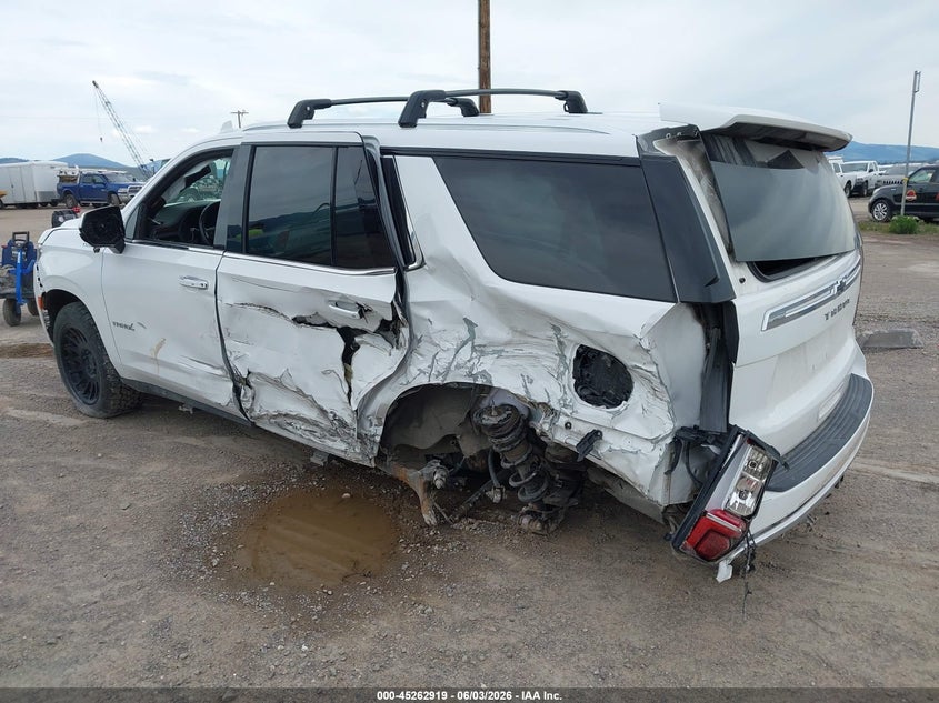 Vin: 1gnsktkl8mr310532, lot: 45760739, chevrolet tahoe 4wd high country 20213