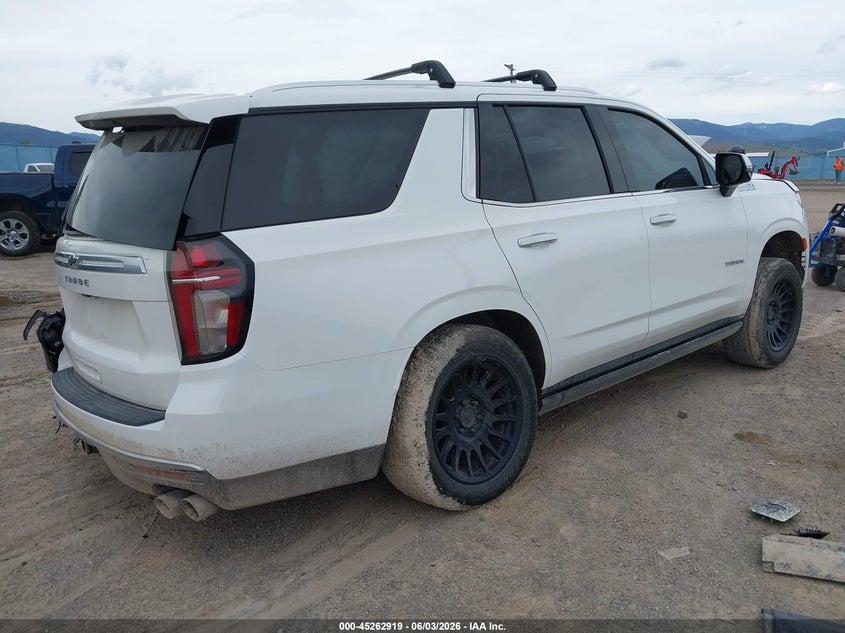Vin: 1gnsktkl8mr310532, lot: 45760739, chevrolet tahoe 4wd high country 20214