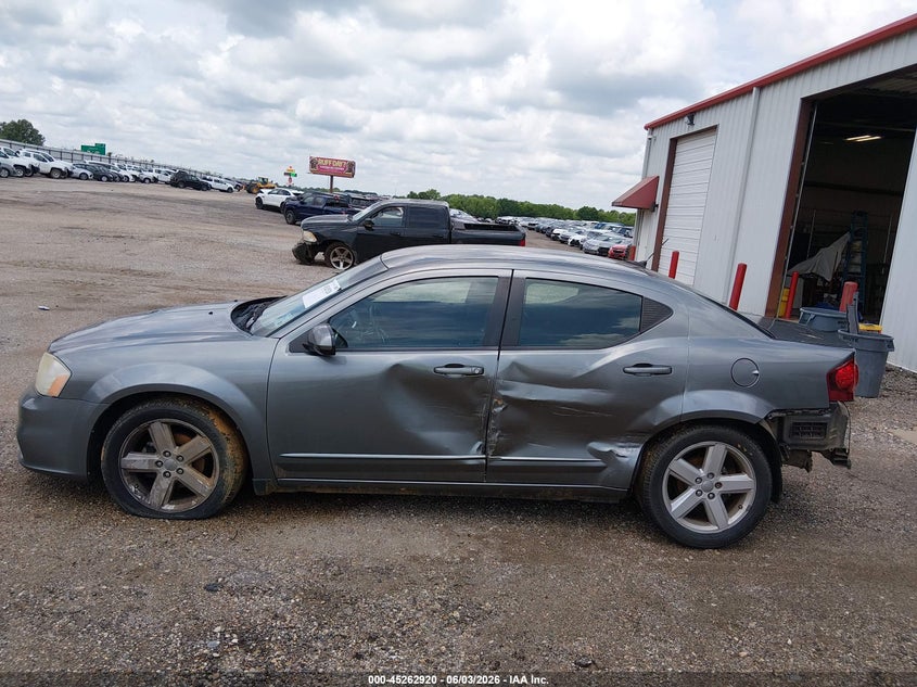 2013 Dodge Avenger Sxt VIN: 1C3CDZCB4DN612783 Lot: 45262920