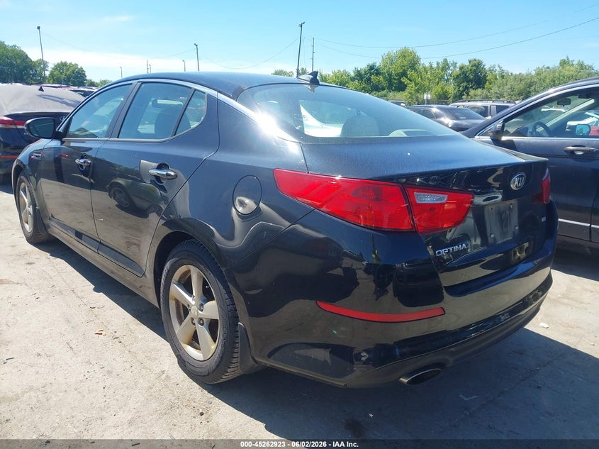 Vin: 5xxgm4a71fg415857, lot: 45760743, kia optima lx 20153