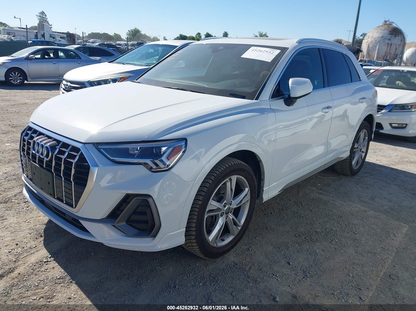 Vin: wa1eecf36l1119531, lot: 45760752, audi q3 premium plus 45 tfsi s line quattro tiptronic 20202