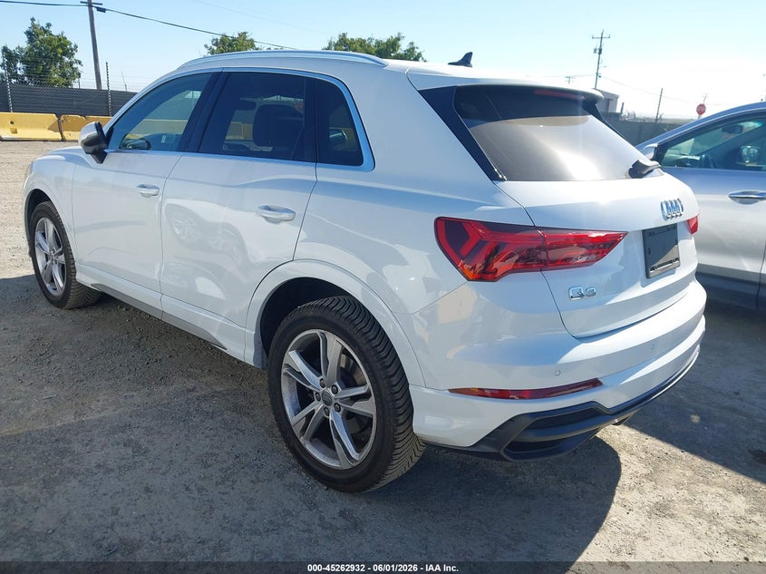 Vin: wa1eecf36l1119531, lot: 45760752, audi q3 premium plus 45 tfsi s line quattro tiptronic 20203