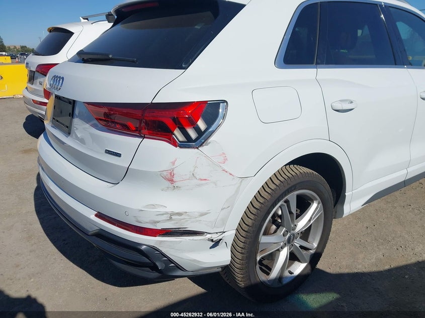 2020 Audi Q3 Premium Plus 45 Tfsi S Line Quattro Tiptronic VIN: WA1EECF36L1119531 Lot: 45262932