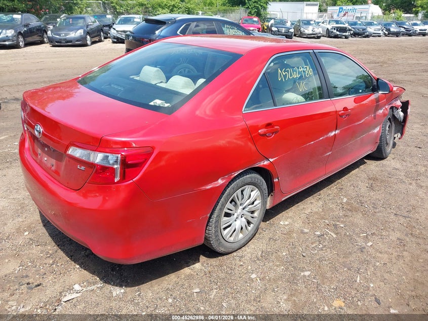 2012 TOYOTA CAMRY auction photo 4