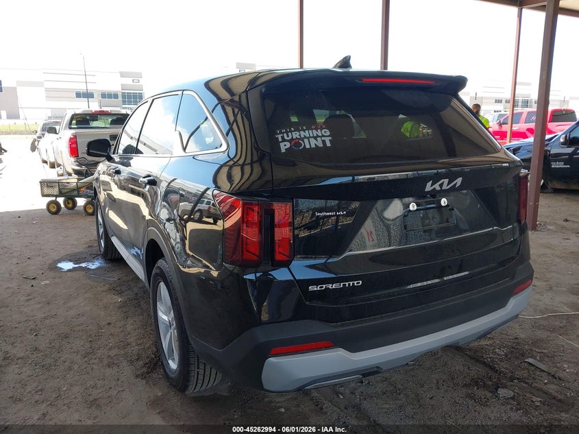 Vin: 5xyrg4jc0tg422299, lot: 45760814, kia sorento lx 20263